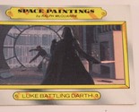 Vintage Empire Strikes Back Trading Card #127 Luke Battling Darth 1980 - $1.97