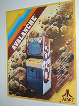 Avalanche Arcade FLYER Original 1978 Video Game Vintage Retro Promo Artwork - £56.46 GBP