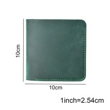 AETOO Men&#39;s leather short zippered wallet, leather vintage wallet, busin... - £21.02 GBP