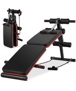 Multifunctional Sit up Bench 4 Position Adjustable Metal Workout Bench -... - $160.93 CAD