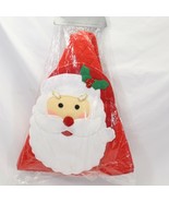Herald Christmas Tree Skirt Santa Reversible 40&quot; Vintage NEW SEALED Xmas - $432.00 MXN