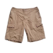 Boca Classics Men&#39;s Flat Front Cargo Shorts ~ Sz 36 ~ Brown ~ 10&quot; Inseam - £13.44 GBP