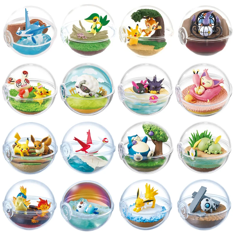 Re-Ment Original Pokémon Terrarium Collection Series Pikachu Spinda Snorlax - £17.88 GBP+