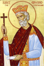 Catholic icon of Saint Edward the Confessor - £157.27 GBP+