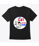 cat in the hat shirt Classic Crew Neck T-Shirt - $22.99