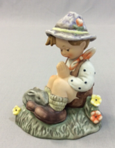 Hummel Goebel Figurine 1997 Nature&#39;s Prayer BH-55 Rabbit Boy - £7.56 GBP