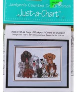 Dogs of Duckport Janlynn&#39;s Counted Cross Stitch Just a Chart New 13.5 x ... - $6.92