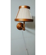 Mid Century 1 Arm Classic Wall Mount Gold-White Brass Light Lamp For Home Decor - $141.13