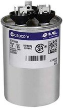 Ge Genteq Capacitor Round 25/5 Uf Mfd 370 Volt 97F9803, 25 + 5 Mfd At 370 Volts - $33.99