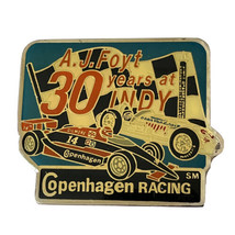 AJ Foyt Indianapolis 500 30 Years At Indy Copenhagen Racing Race Car Lap... - $29.95