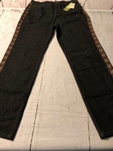 Coldwater Creek Women&#39;s Jeans Shape Me Black Straight Stretch Size 12 X ... - £39.56 GBP