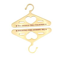 AMERICAN GIRL Hangers Retired Vintage Heart Set of 2  American Girls Collection - $12.55