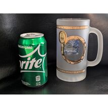 Uss O'Kane Ddg 77 Verre Givré Bière Stein Marine Destroyer Tasse Doré Bord - $23.89