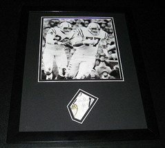 Lenny Moore Signed Framed 11x14 Photo Display Baltimore Colts - £50.83 GBP