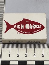 Matchbox Cover  The Fish Market Seafood Market &amp; Restaurant  Del Mar, CA. gmg - £9.89 GBP
