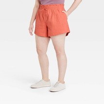 NEW Women&#39;s Plus Size High-Rise Pull-on Shorts - a New Day™ 3X - £11.94 GBP