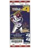 2005 World Series Game 4 Full Ticket White Sox Astros - $9,153.89 MXN