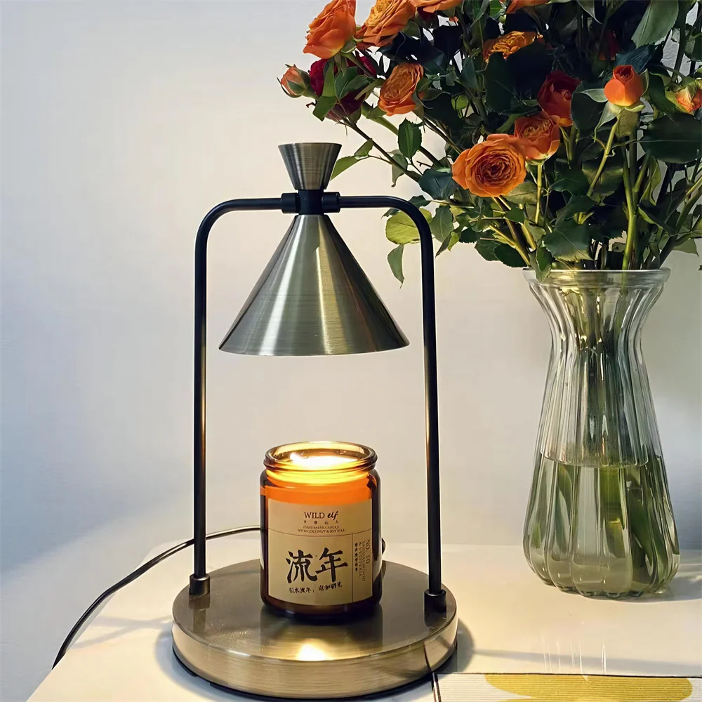 Candle Warmer Electric Wax Melt Lamp Dimmable Aromatherapy Table Lamp Candle - £40.05 GBP+