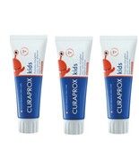 3 PACK Curaprox Children&#39;s toothpaste no fluoride, strawberry flavor 2+y... - $867.47 MXN