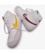 Nike Blazer Mid &#39;77 7 Youth White Brown Yellow Sneakers DA4086-103 women... - $1,402.81 MXN