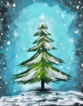 NEW - Magical Christmas Tree Painting Kit - Paint Your Own - Hand-Drawn ... - $38.00