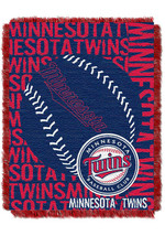 MINNESOTA TWINS 46X60 DOUBLE PLAY JACQUARD TAPESTRY BLANKET - $54.74 CAD