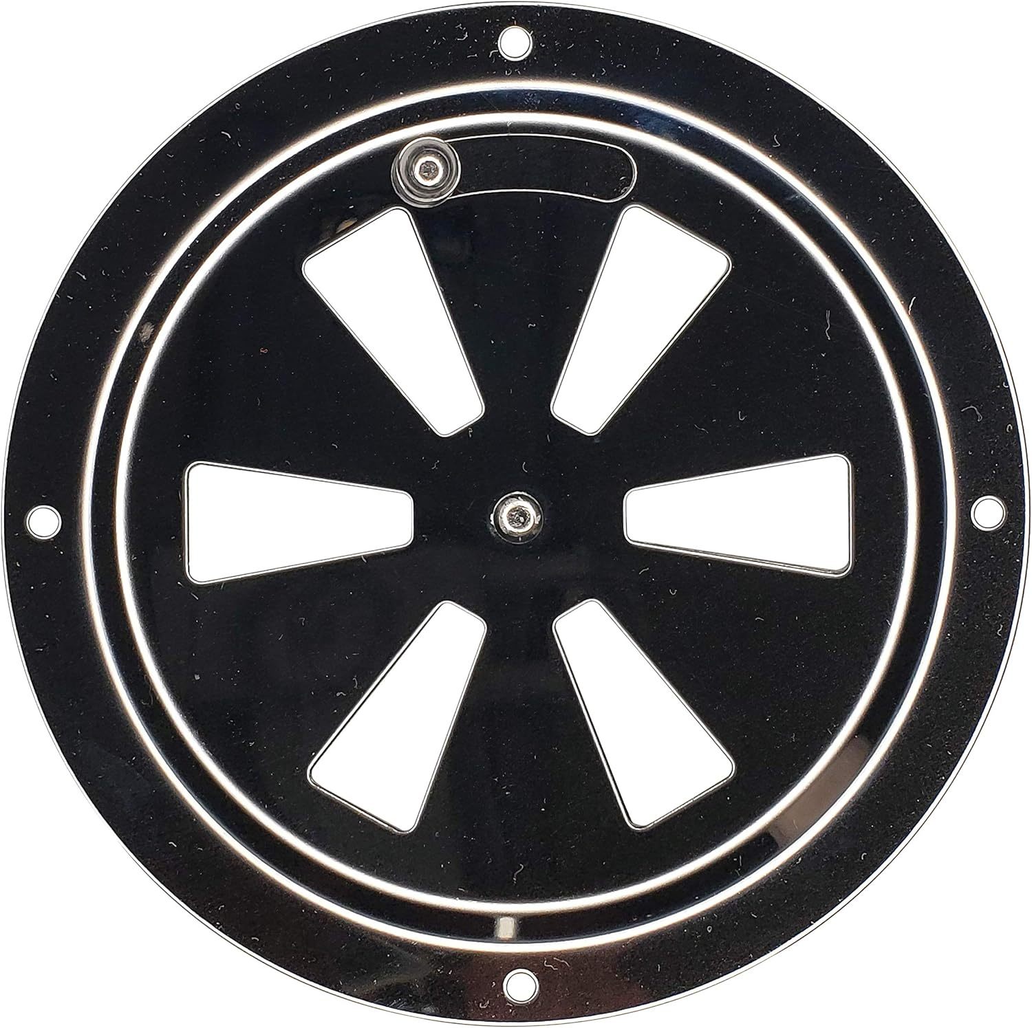 4&quot; Bbq Smoker Air Vent (Stainless Steel) - Pinwheel Grill Damper For Inc... - $31.97
