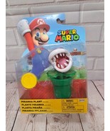 Nintendo Super Mario 4” Piranha Plant with Coin Action Figure NEW SEALED - $15.95