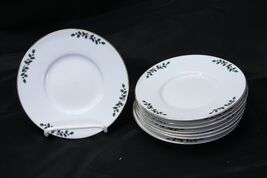 Meiwa Christmas Ribbons Saucers 6-1/8&quot;  Lot of 8  Xmas - €10,07 EUR