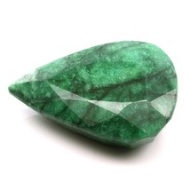 405Ct Natural Brazilian Green Emerald Pear Shape Faceted Gemstone - £98.20 GBP