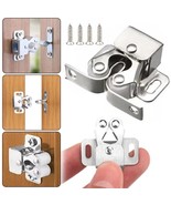 4 x ROLLER CATCH CUPBOARD CABINET DOOR LATCH TWIN DOUBLE CATCHES CARAVAN... - $6.84 CAD