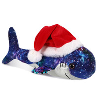 Shark Stuffed Animal Plush Dress Up With Santa Claus Hat - 12 Inches - £31.16 GBP