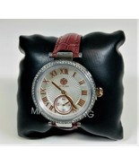 Michael Zweig Damen Armbanduhr, Kristall Akcent Echtleder Damen Uhr - £15.00 GBP