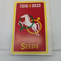 3.5&quot; X 5.5&quot; Vintage Thor-O-Bred Seeds Hybrids Data Memo Notebooks Illinois  - $23.75