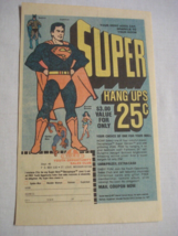 1978 Color Ad Superman Super Hang Ups - £6.26 GBP
