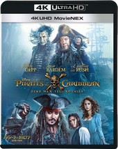Pirates of the Caribbean Dead Men Tell No Tales 4K ULTRA HD + 3D + Blu-ray Japan - £71.74 GBP