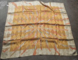 Vintage Lasserre Silk Scarf - Wonderful Colorful Pattern - VGC - VERY PRETTY - £15.57 GBP