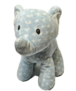 Gund Lolly Plush Blue White Polka Dot Elephant Friends 4050497 Ribbon Tail 8 In - $22.45 CAD