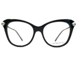 Swarovski Eyeglasses Frames SK2012 1038 Black Cat Eye Crystals 53-17-140 - $89.09
