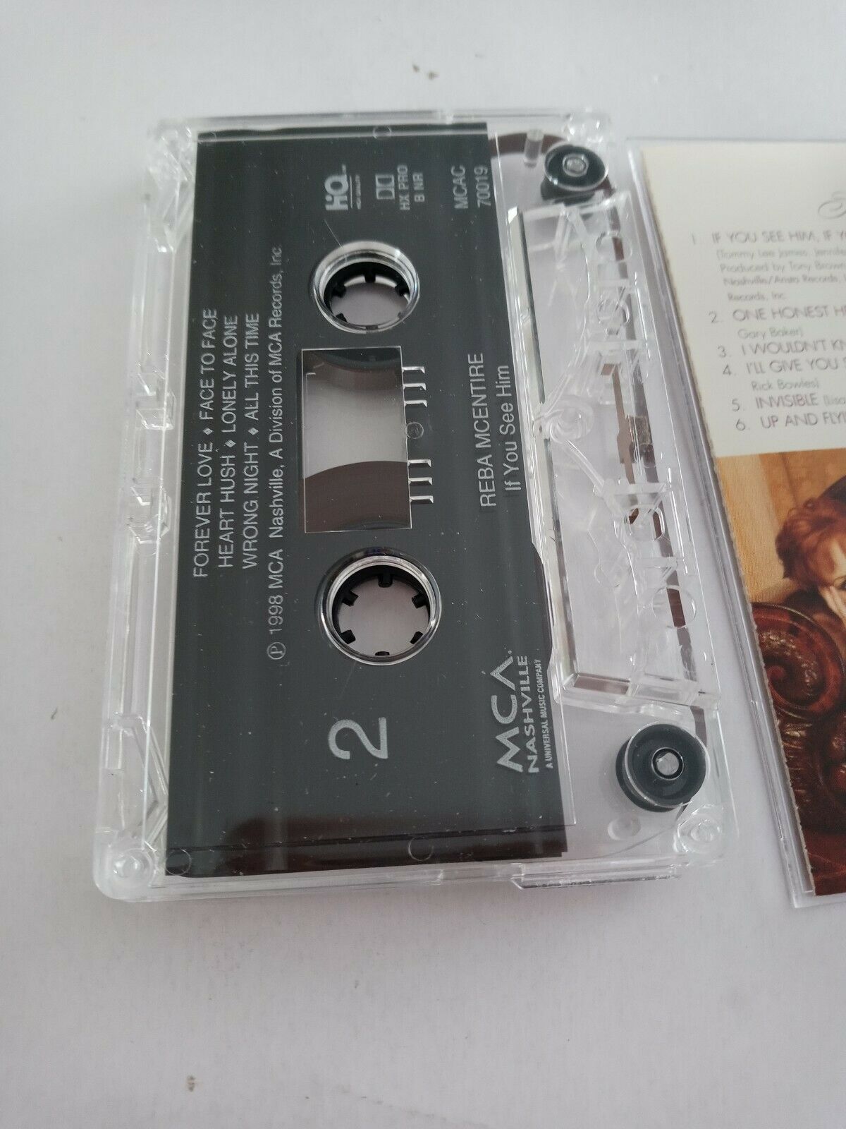 REBA McENTIRE - If You See Him CASSETTE TAPE (1998) Item image 5