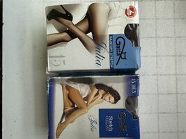 2 X Gatta 15den Classic Women STREATCH COLLANT Tights -GRIGIO , FUMO SIZ... - $9.00