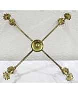 Antique 19th Century English Regency Style Brass Stand Trivet Adjustable  - $206.92 CAD