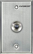 Seco-Larm SD-7201KBQ Push-Button RTE Plate, Single-Gang, Black Push-button, N.C. - £17.20 GBP