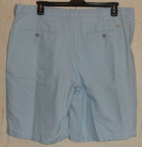 Excellent Mens Izod Light Blue Oxford Cloth Shorts Size 40 - £20.14 GBP