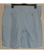 EXCELLENT MENS IZOD LIGHT BLUE OXFORD CLOTH SHORTS  SIZE 40 - €21,88 EUR