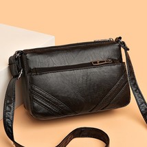 Women Bag Vintage Crossbody PU Leather Cell Phone Shoulder Bag Messenger Bags Fa - £19.24 GBP