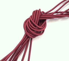 Approx.3.5mm wide 5 yds-10 yds Dark Red Round Elastic Cord ET13 - £5.47 GBP+