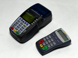 Verifone Omni 3750 Credit Card Terminal & PinPad 1000SE No Power Cord - $39.59