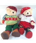 Avon Charming Carolers Animated Singing Bears plush Winter Wonderland Ch... - $1,140.41 MXN
