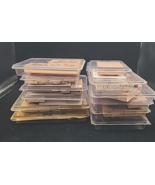 Stampin Up Stampendous Lot Of 12 STAMP SETS Rubber Christmas Holiday Jou... - $58.78 CAD